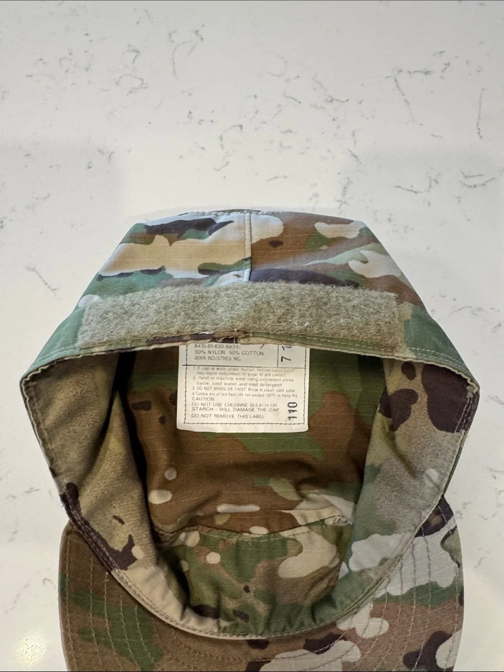 Camouflage Army OCP Patrol Capsize 7 1/4 - Green Camo